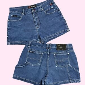 FUBU Blue Denim Shorts